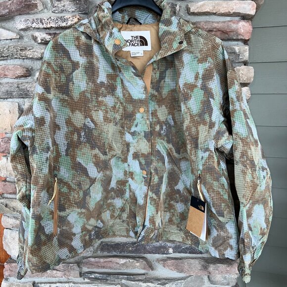 The North Face Women's M66 Hooded Utility Wind Jacket Almond Butter Evol XXL NWT - Picture 6 of 9